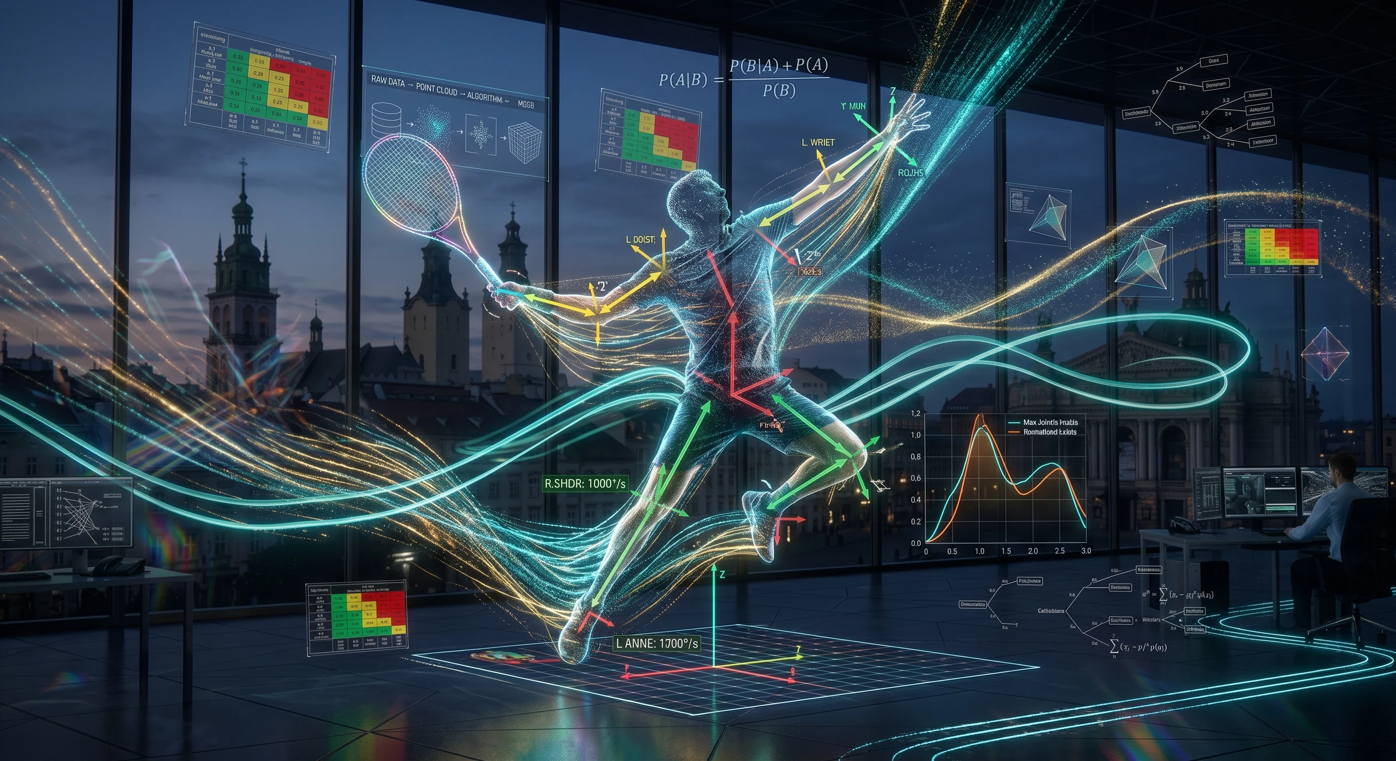 Portable motion capture of an athlete outside a marker laboratory